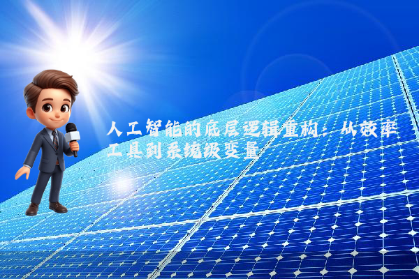 人工智能的底层逻辑重构：从效率工具到系统级变量