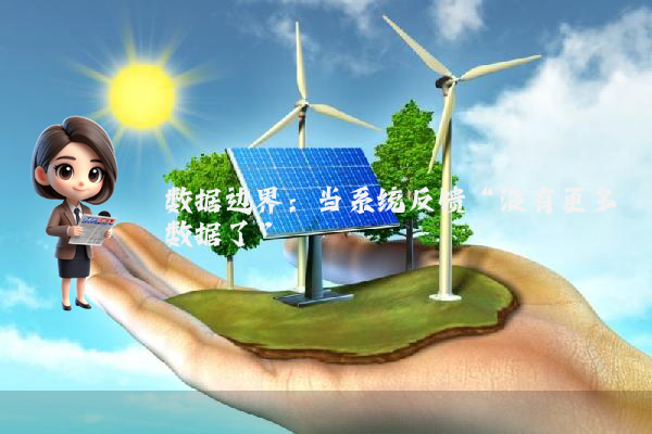 数据边界：当系统反馈“没有更多数据了”