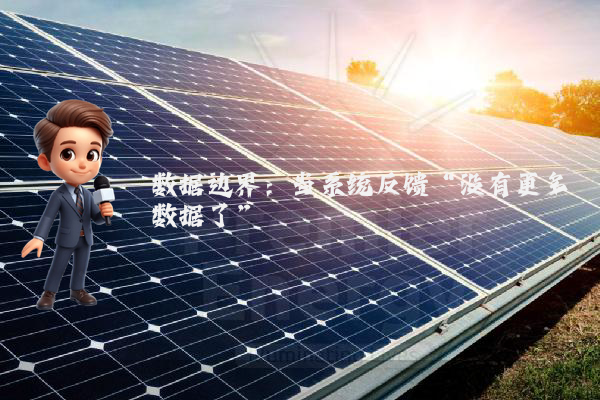 数据边界：当系统反馈“没有更多数据了”