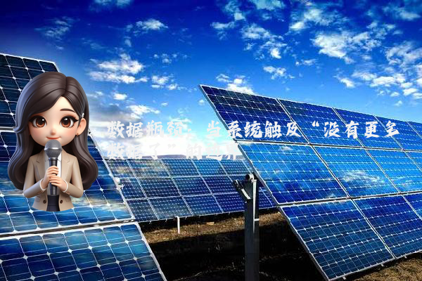 数据瓶颈：当系统触及“没有更多数据了”的边界