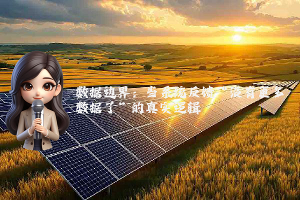 数据边界：当系统反馈“没有更多数据了”的真实逻辑
