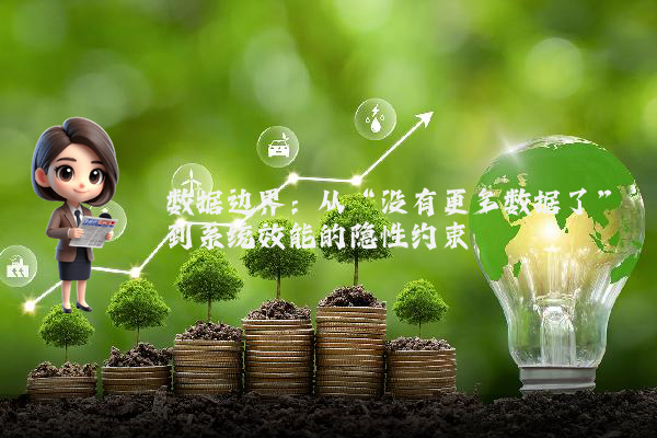 数据边界：从“没有更多数据了”到系统效能的隐性约束