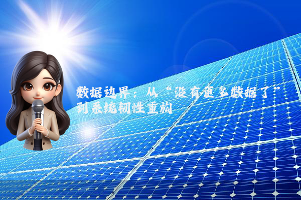数据边界：从“没有更多数据了”到系统韧性重构