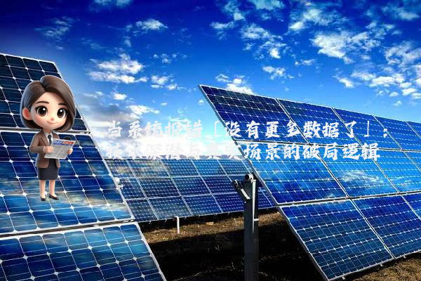 当系统报错「没有更多数据了」：技术深潜与真实场景的破局逻辑