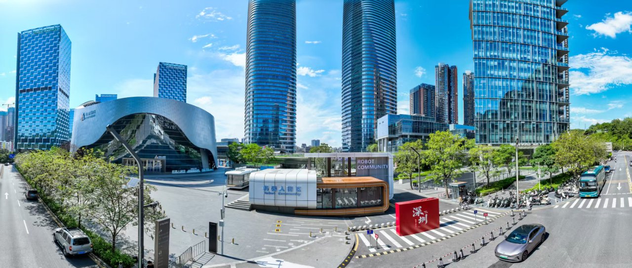 图为龙岗区机器人街区（图片来源于龙岗融媒）